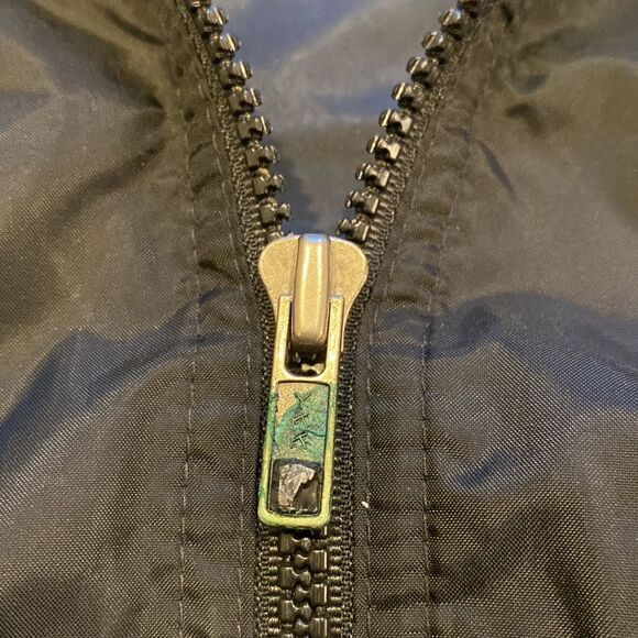 VTG Adidas Windbreaker Jacket size XL 3 stripes on sleeve big spell out on  back - Picture 12 of 12